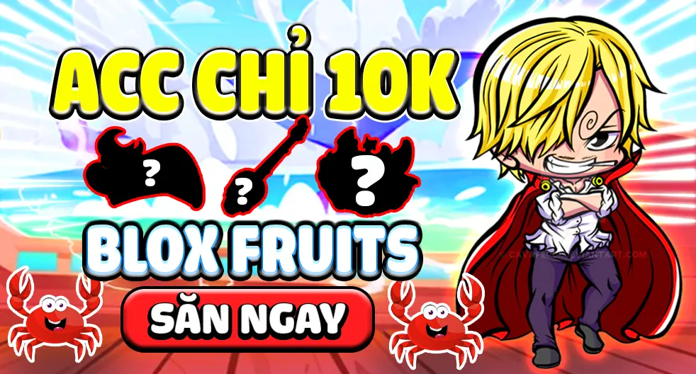 Thông tin tài khoản Blox Fruits: Random10k-5224