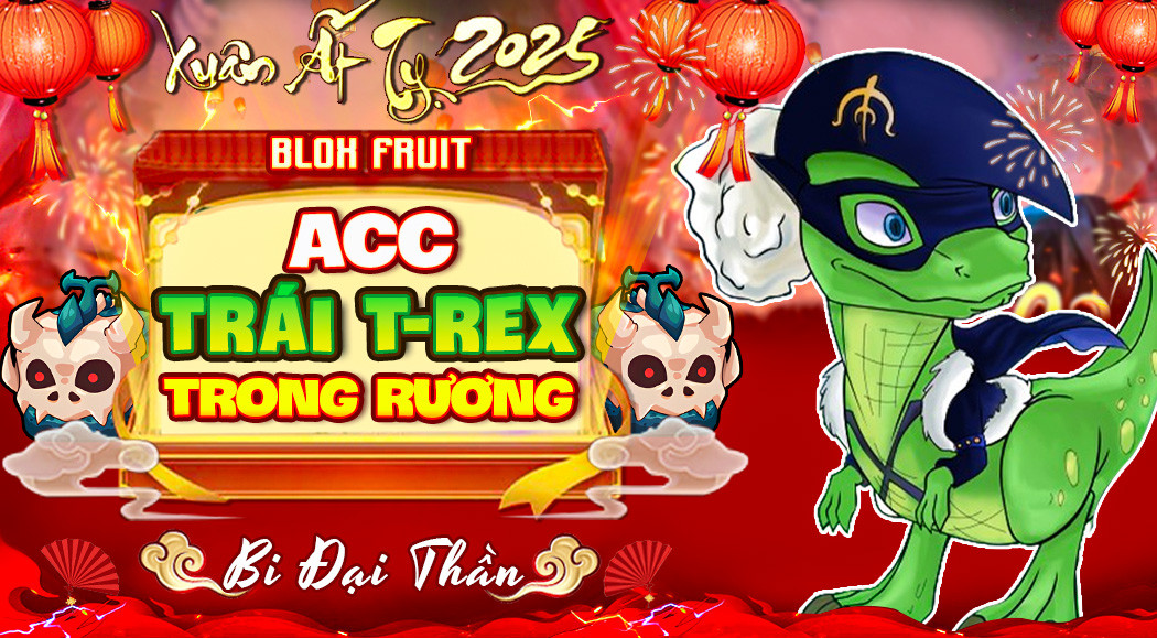 Thông tin tài khoản Blox Fruits: T-rex-22994