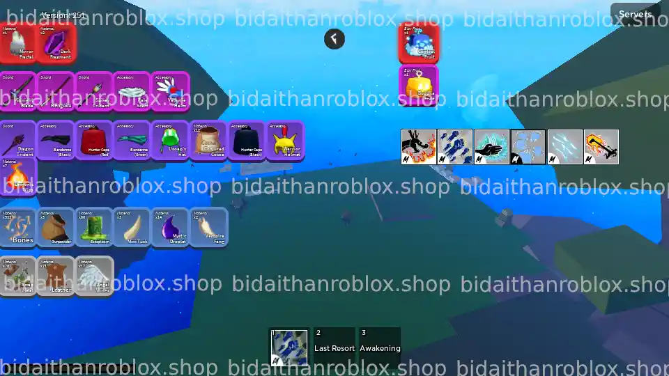 Thông tin tài khoản Blox Fruits: RandomGear-342