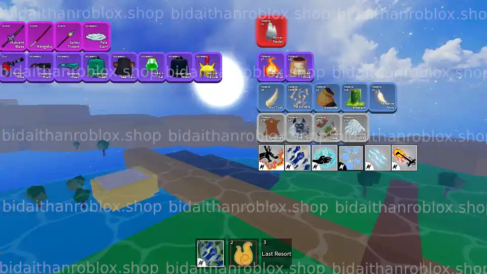 Thông tin tài khoản Blox Fruits: God-Human-1417