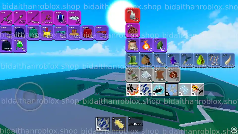 Thông tin tài khoản Blox Fruits: God-Human-1440