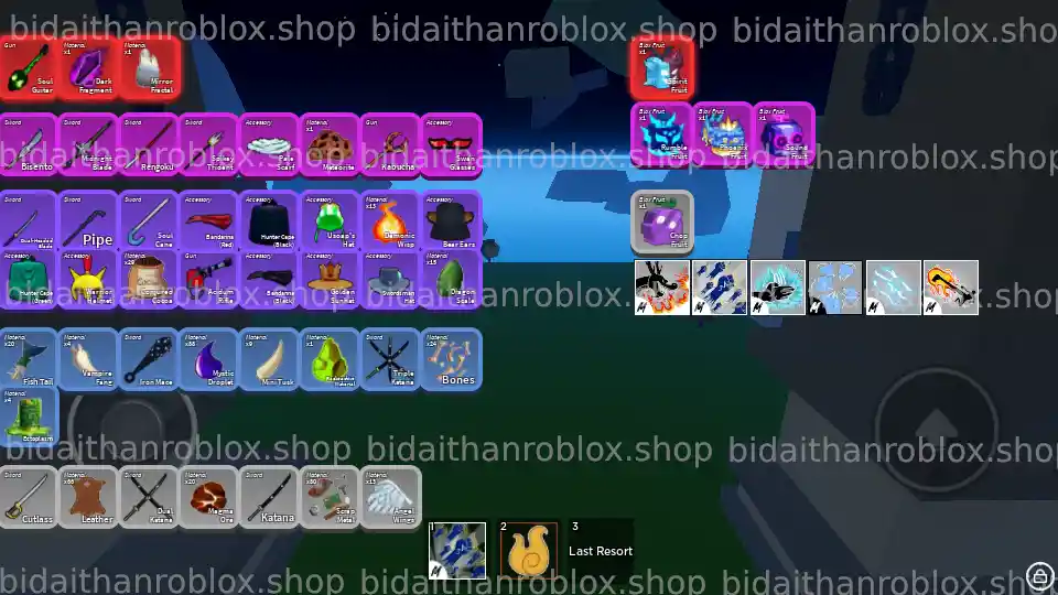 Thông tin tài khoản Blox Fruits: SoulGuitar-4835