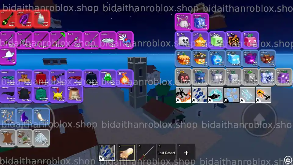 Thông tin tài khoản Blox Fruits: RandomGear-MochiV2-6599