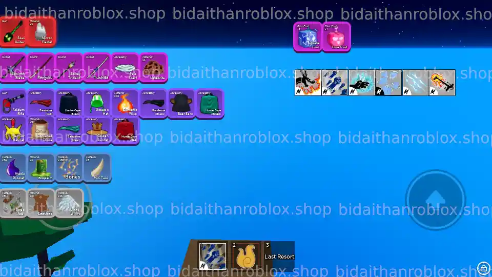 Thông tin tài khoản Blox Fruits: SoulGuitar-7134