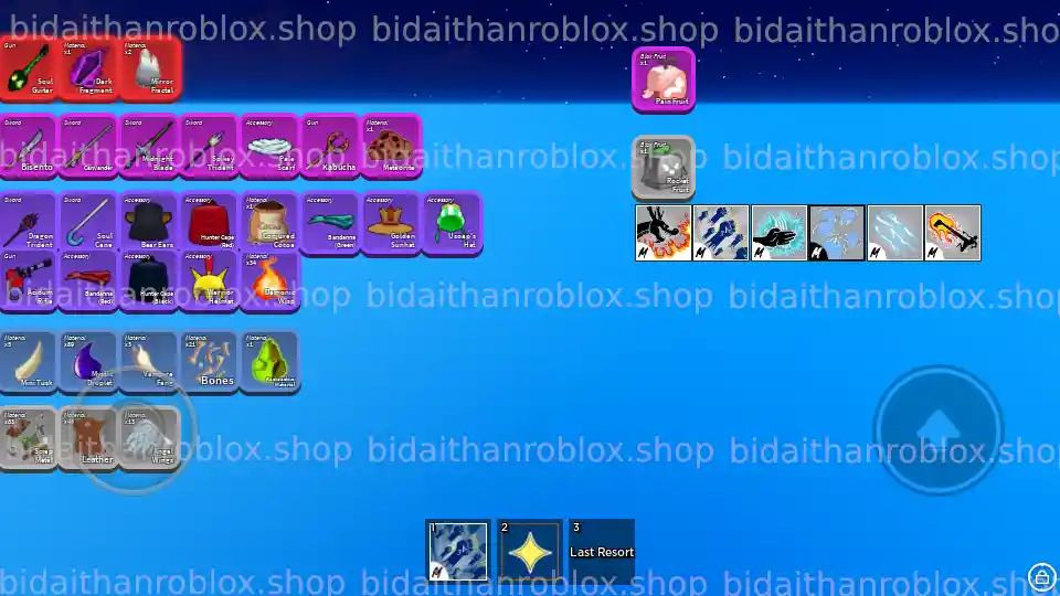 Thông tin tài khoản Blox Fruits: SoulGuitar-7564