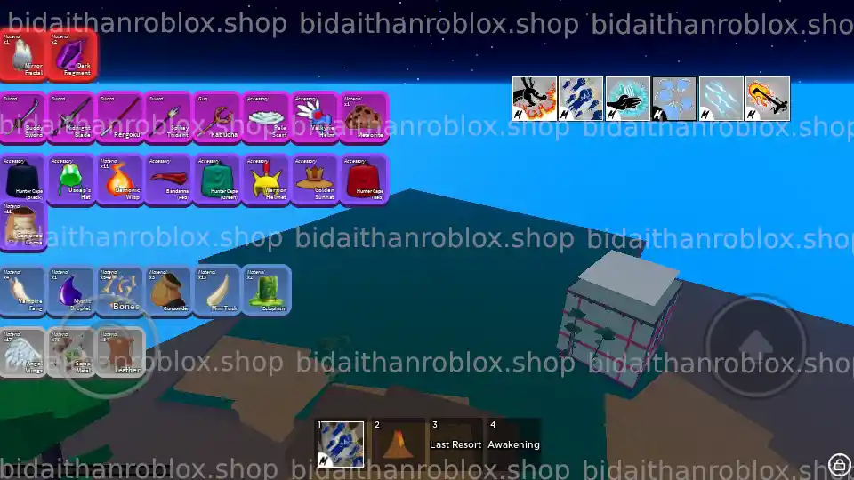 Thông tin tài khoản Blox Fruits: RandomGear-9343