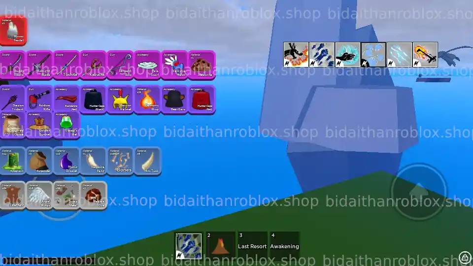 Thông tin tài khoản Blox Fruits: RandomGear-9348