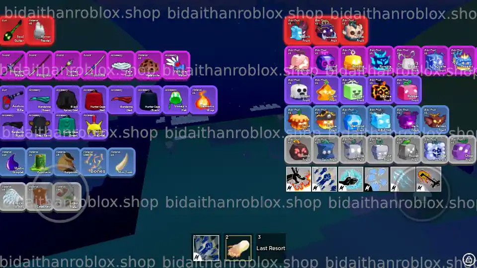 Thông tin tài khoản Blox Fruits: God-MochiV2-10294