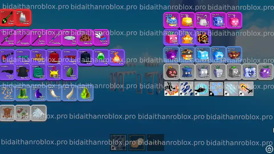Thông tin tài khoản Blox Fruits: SoulGuitar-11181