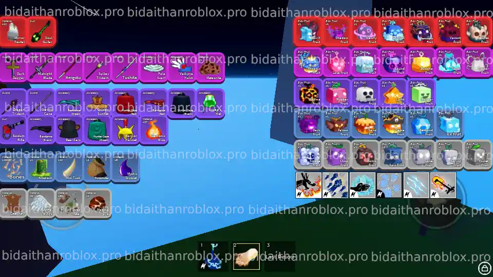 Thông tin tài khoản Blox Fruits: SoulGuitar-12058