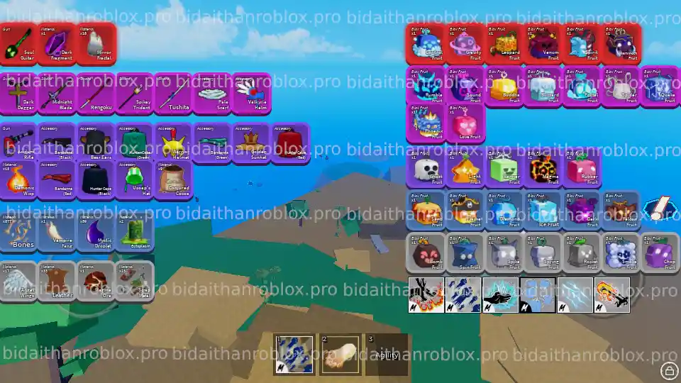Thông tin tài khoản Blox Fruits: SoulGuitar-12072