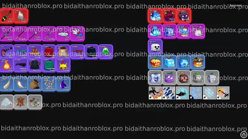 Thông tin tài khoản Blox Fruits: SoulGuitar-13089