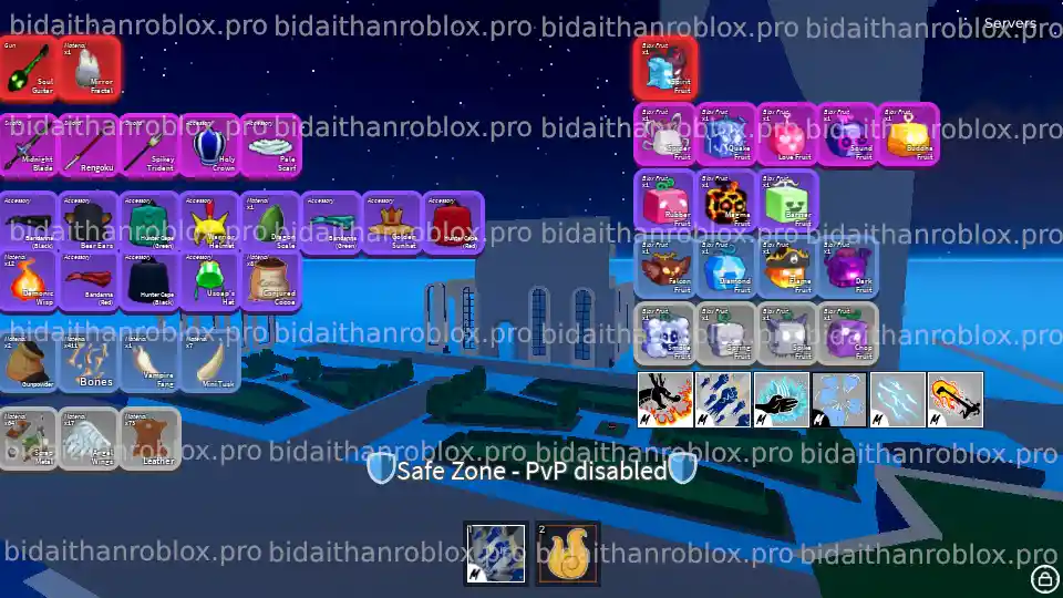 Thông tin tài khoản Blox Fruits: SoulGuitar-13090
