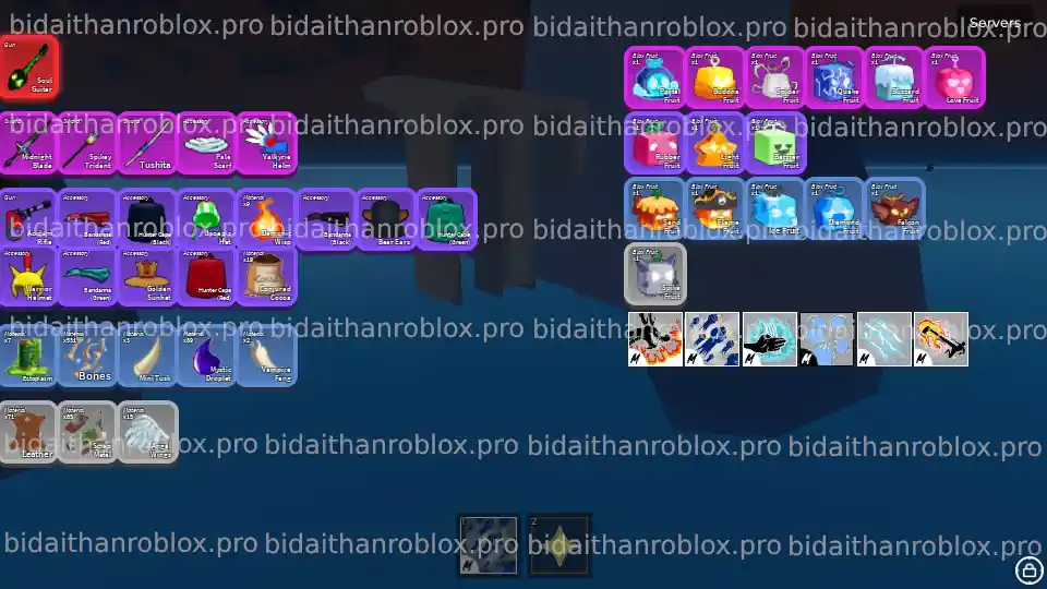 Thông tin tài khoản Blox Fruits: SoulGuitar-14072