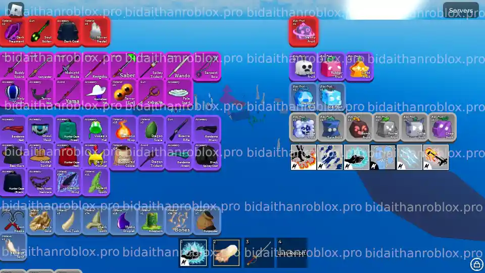 Thông tin tài khoản Blox Fruits: God-MochiV2-16291
