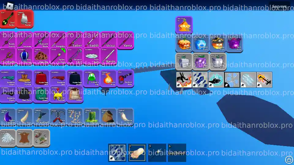 Thông tin tài khoản Blox Fruits: God-MochiV2-16297