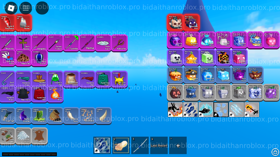 Thông tin tài khoản Blox Fruits: RandomGear-MochiV2-20744