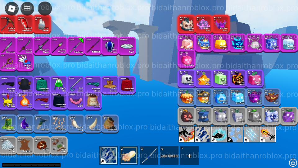 Thông tin tài khoản Blox Fruits: RandomGear-MochiV2-20745