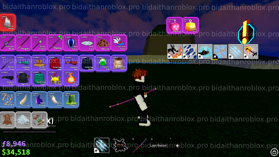 Thông tin tài khoản Blox Fruits: RandomGear-21095